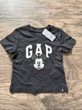 GAP Kids Black Mickey Graphic Tee